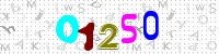 Blue Captcha Image