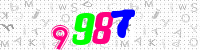 Blue Captcha Image