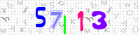 Blue Captcha Image
