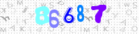 Blue Captcha Image