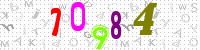 Blue Captcha Image