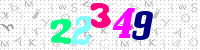 Blue Captcha Image