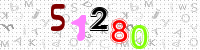 Blue Captcha Image