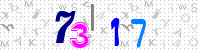 Blue Captcha Image