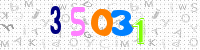 Blue Captcha Image