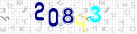 Blue Captcha Image