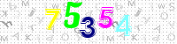 Blue Captcha Image