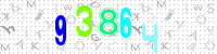 Blue Captcha Image