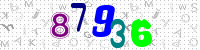 Blue Captcha Image