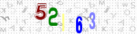 Blue Captcha Image