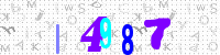 Blue Captcha Image