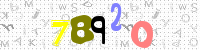 Blue Captcha Image