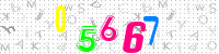 Blue Captcha Image
