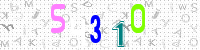 Blue Captcha Image