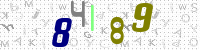 Blue Captcha Image