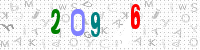 Blue Captcha Image