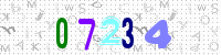 Blue Captcha Image