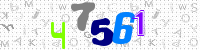 Blue Captcha Image