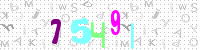Blue Captcha Image