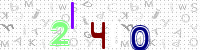 Blue Captcha Image