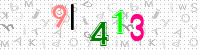 Blue Captcha Image