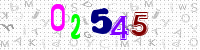 Blue Captcha Image