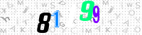Blue Captcha Image