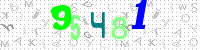Blue Captcha Image