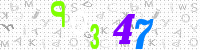 Blue Captcha Image