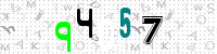 Blue Captcha Image