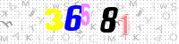 Blue Captcha Image