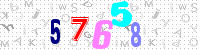 Blue Captcha Image