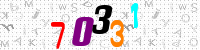 Blue Captcha Image