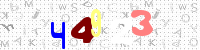 Blue Captcha Image