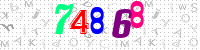 Blue Captcha Image
