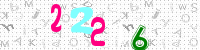 Blue Captcha Image