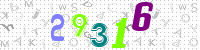 Blue Captcha Image