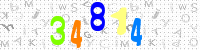 Blue Captcha Image