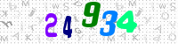 Blue Captcha Image