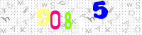 Blue Captcha Image